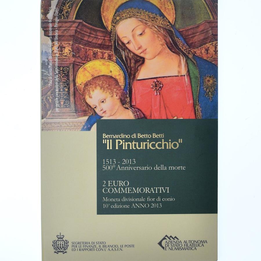 2013 San Maríno 2 euro Pinturicchio