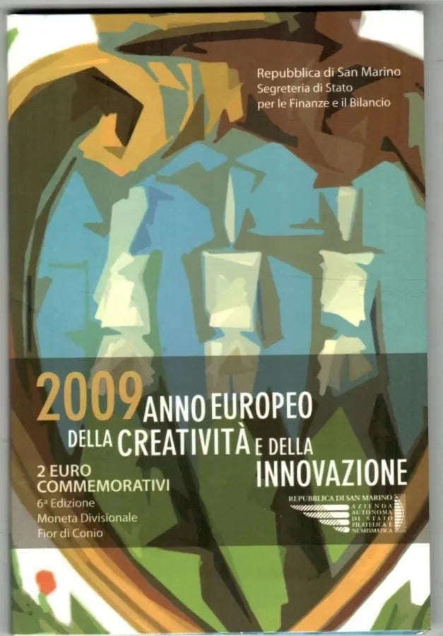 2009 San Maríno 2 EURO- Európsky rok kreativity a inovácií