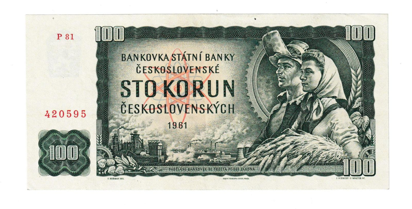 1961 100 kčs Séria P