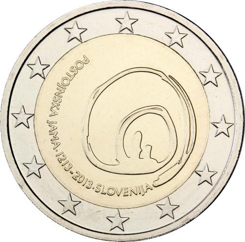 2013 2 EURO - pamätná minca Slovinsko Postojna jaskyňa