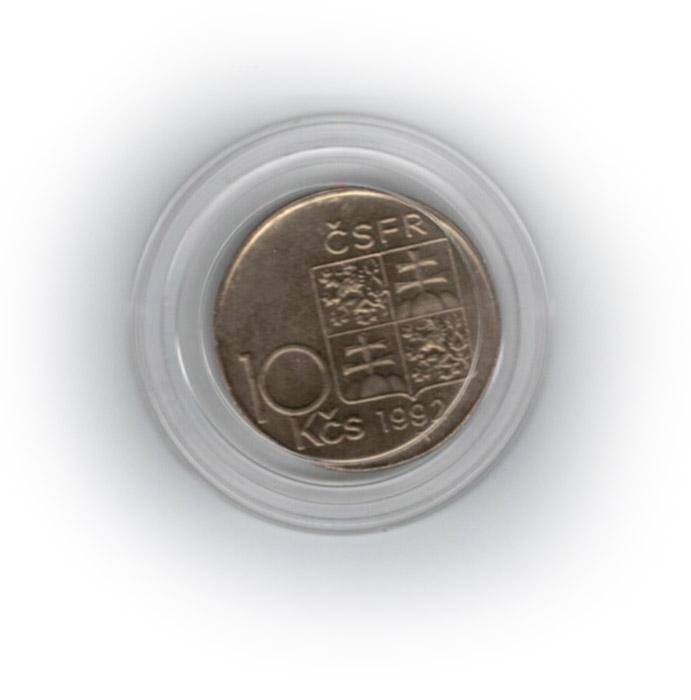 10 korún 1992 Rašín Unc.