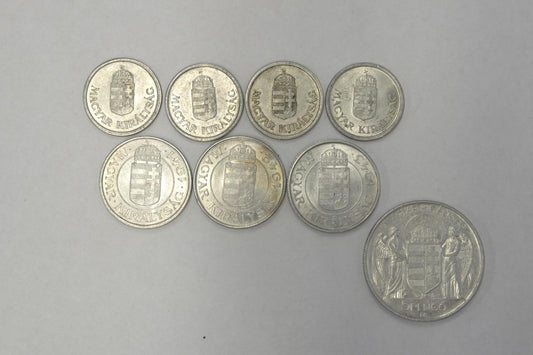 Velký set mincí Maďarska 1941 až 1944 ZBERATEĽSKé STAVY!!!
