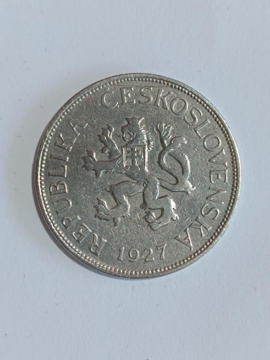 1927 5 kč Československo extra vzácna a krásnom stave