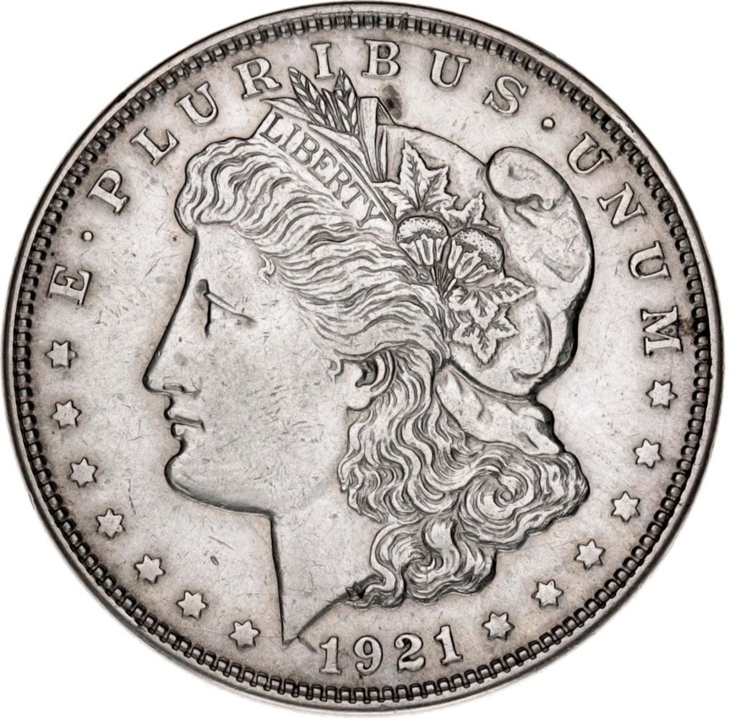 1921 Strieborná veľká minca Morgen dollar