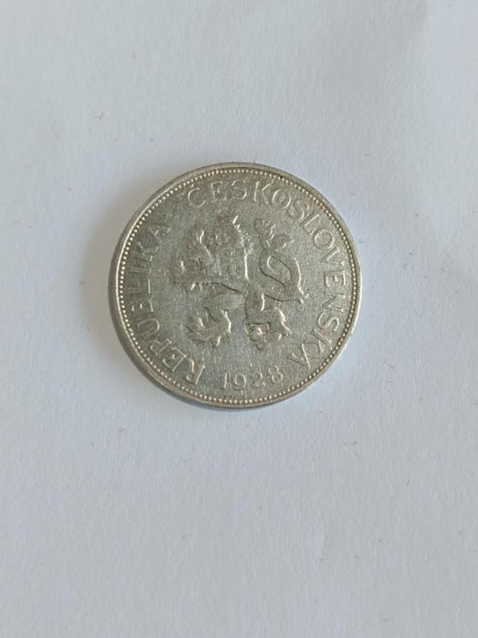 1928b 5 korún Československo