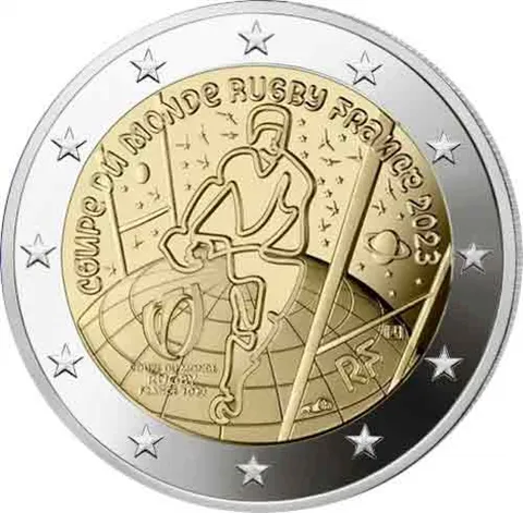 2023 Francúzsko 2 eurá Svetový šampionát v ragby