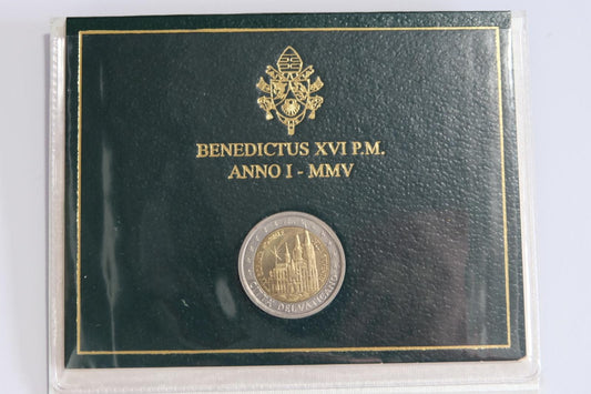2005 Vatikán 2 euro - 20. svetový deň mládeže - Kolín nad Rýnom