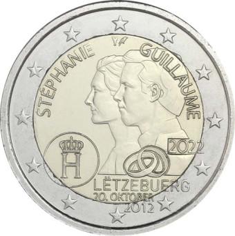 2022 Luxembursko 2 eurá Svadba