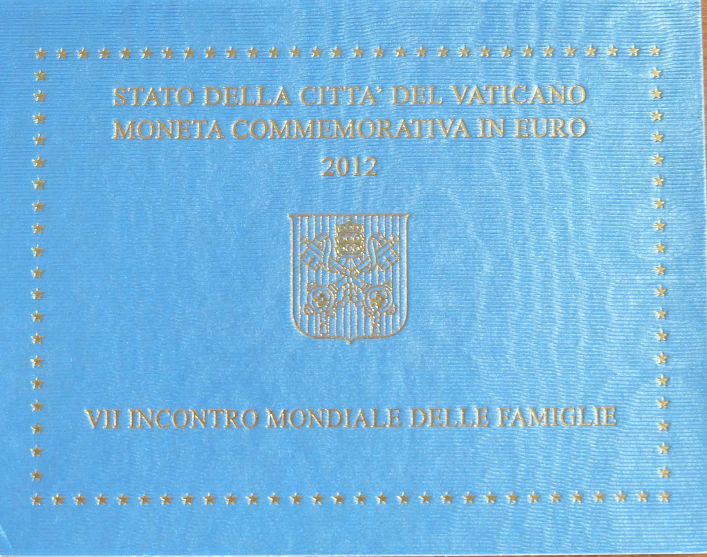 2012 Vatikán 2 euro - 7. svetové stretnutie rodín