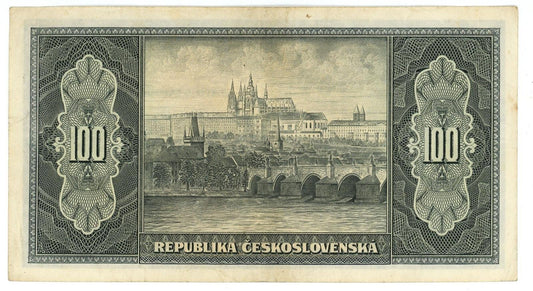 1945 100 korun Masaryk séria PD