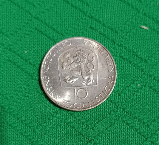 1968 10 Kčs - Národné divadlo v Prahe - 100. výročie položenia základného kameňa
