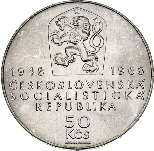 1968 50 Kčs -50.výročie vzniku Československa
