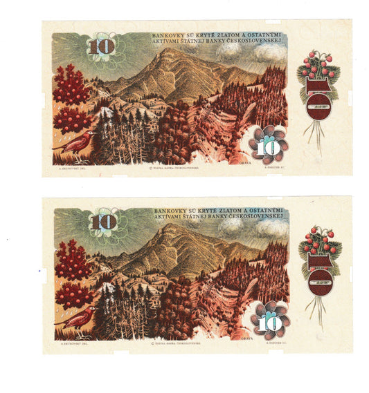 1986 10 kčs Hviezdoslav Séria J