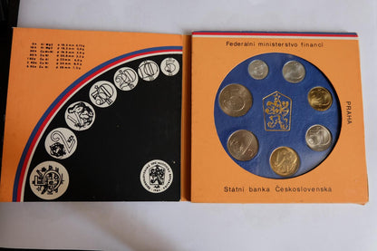 Najvzácnejšia Sada obehových mincí 1986 Československo