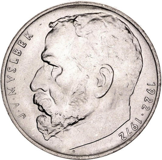 1972 50 Kčs - J. V. Myslbek - 50. výročie úmrtia