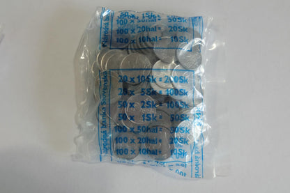 20 Halierov Set mincí 1998 v originál bankovom sáčku UNC