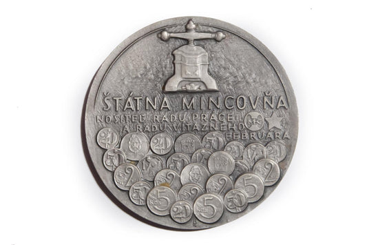 MEDAILA 1988 - 660 rokov mincovníctva v Kremnici Slovenská Numizmatická Spoločnosť