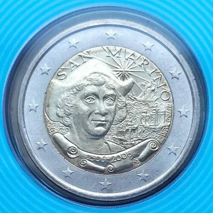 2006 San Maríno 2 eurá Krištof Kolumbus
