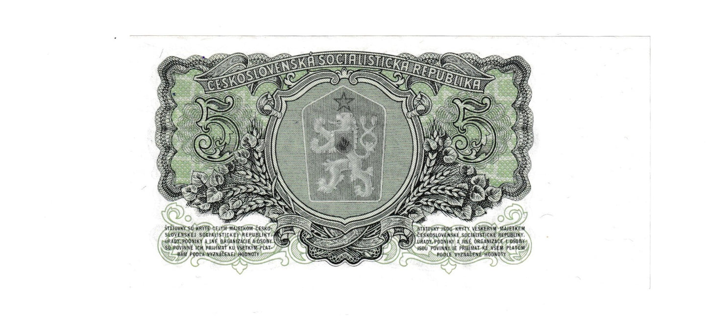 1961 5 Kčš séria BD stav N