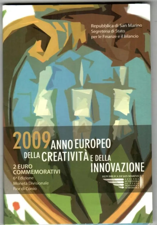 2009 San Maríno 2 EURO- Európsky rok kreativity a inovácií