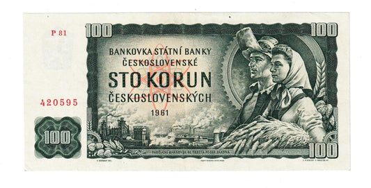 1961 100 kčs Séria P