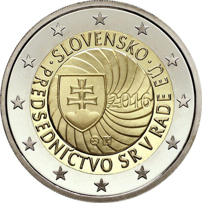 Slovensko 2 euro 2016  Prvé predsedníctvo Slovenskej republiky v Rade Európskej únie Karta