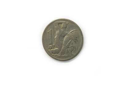 1 Koruna 1937 Československo krásna