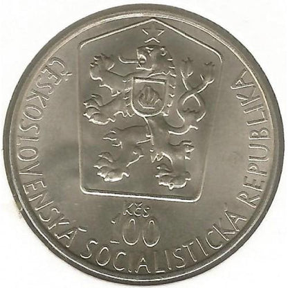 1985 100 Kčs - Ms v ľadovom hokeji