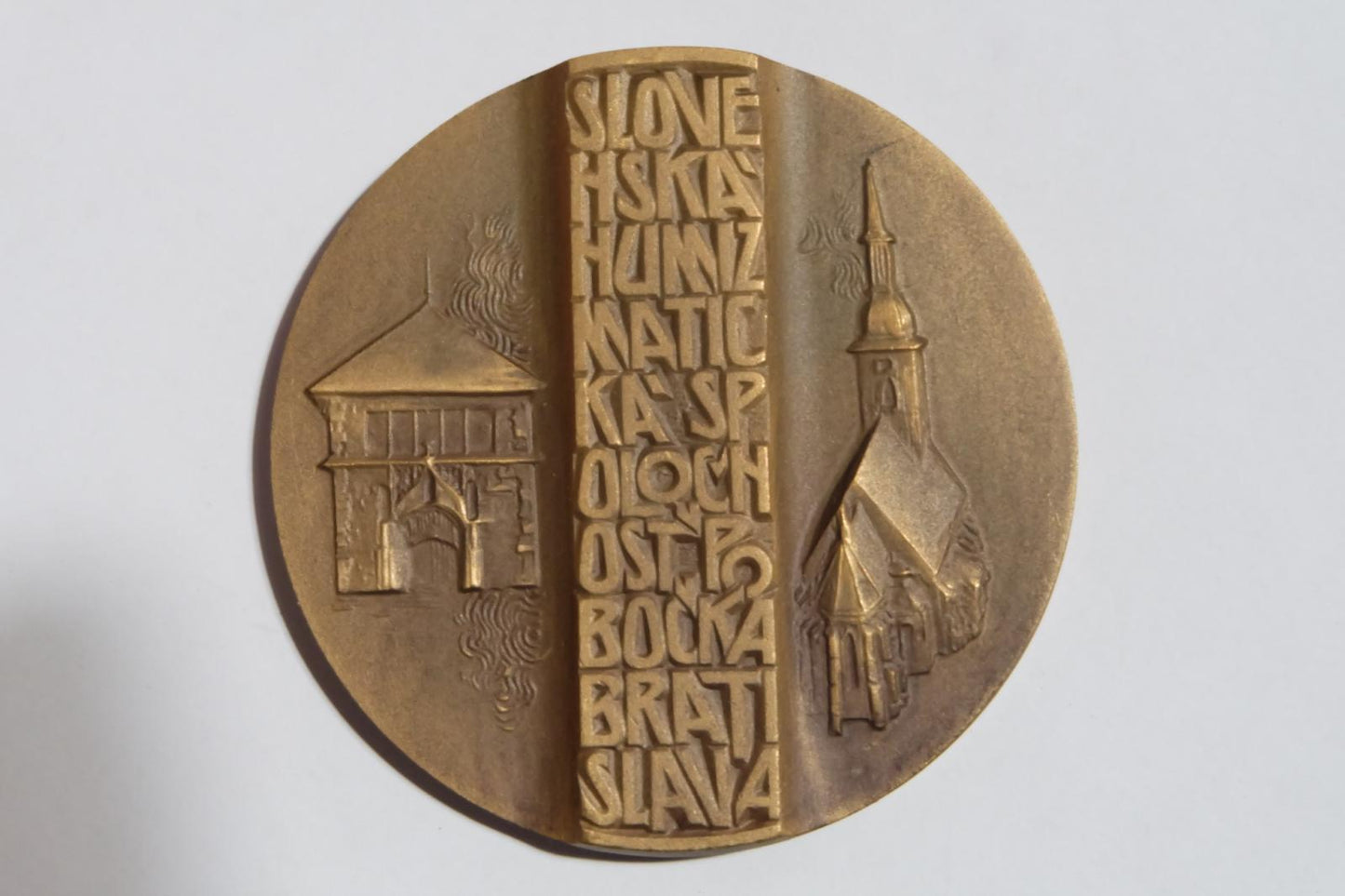 MEDAILA 1980 - Medaila pri príležitosti založenia medailérskeho klubu v Bratislave. S.N.S.