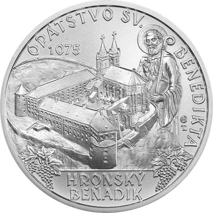 2025 10 EUR Strieborná minca Benediktínske opátstvo v Hronskom Beňadiku - 950. Proof a BU