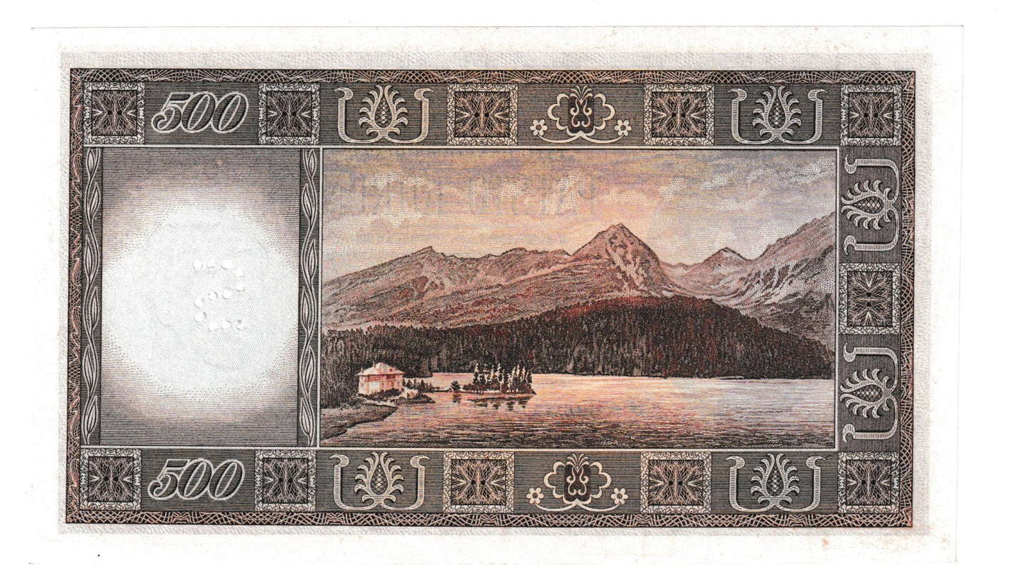 1945 500 kčs Kollar séria D Stav N perforácia S