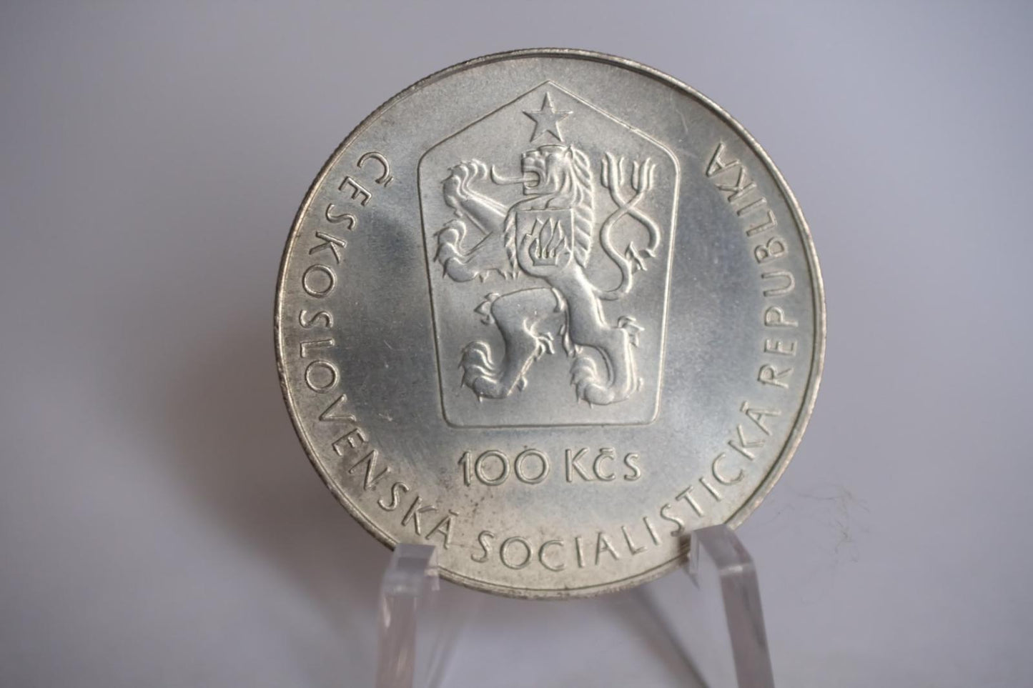 1981 / 100 kčs - Človek v kozmu - 20. výročie 1 letu do vesmíru