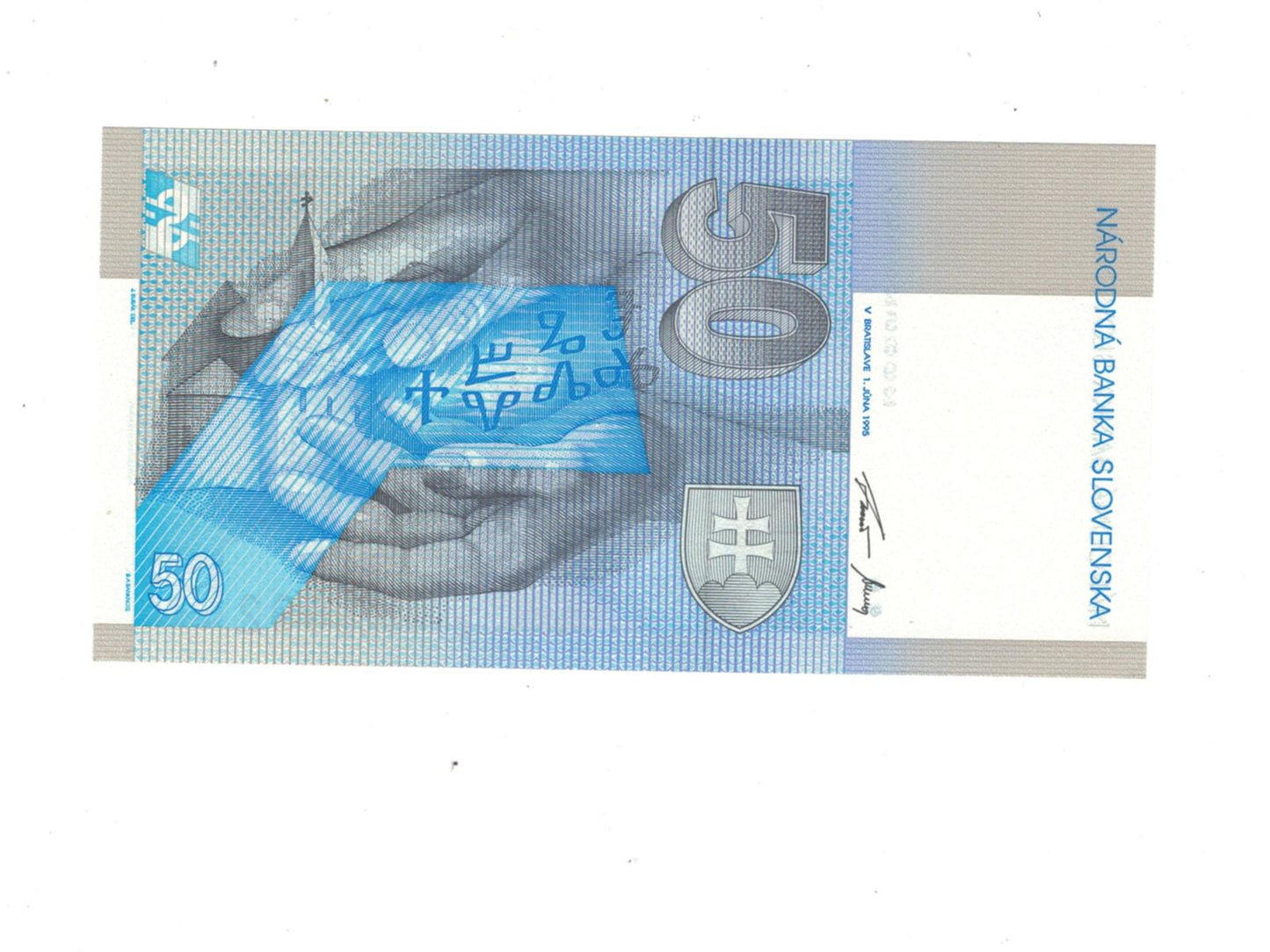 50 korún slovenských 1995 Séria C UNC