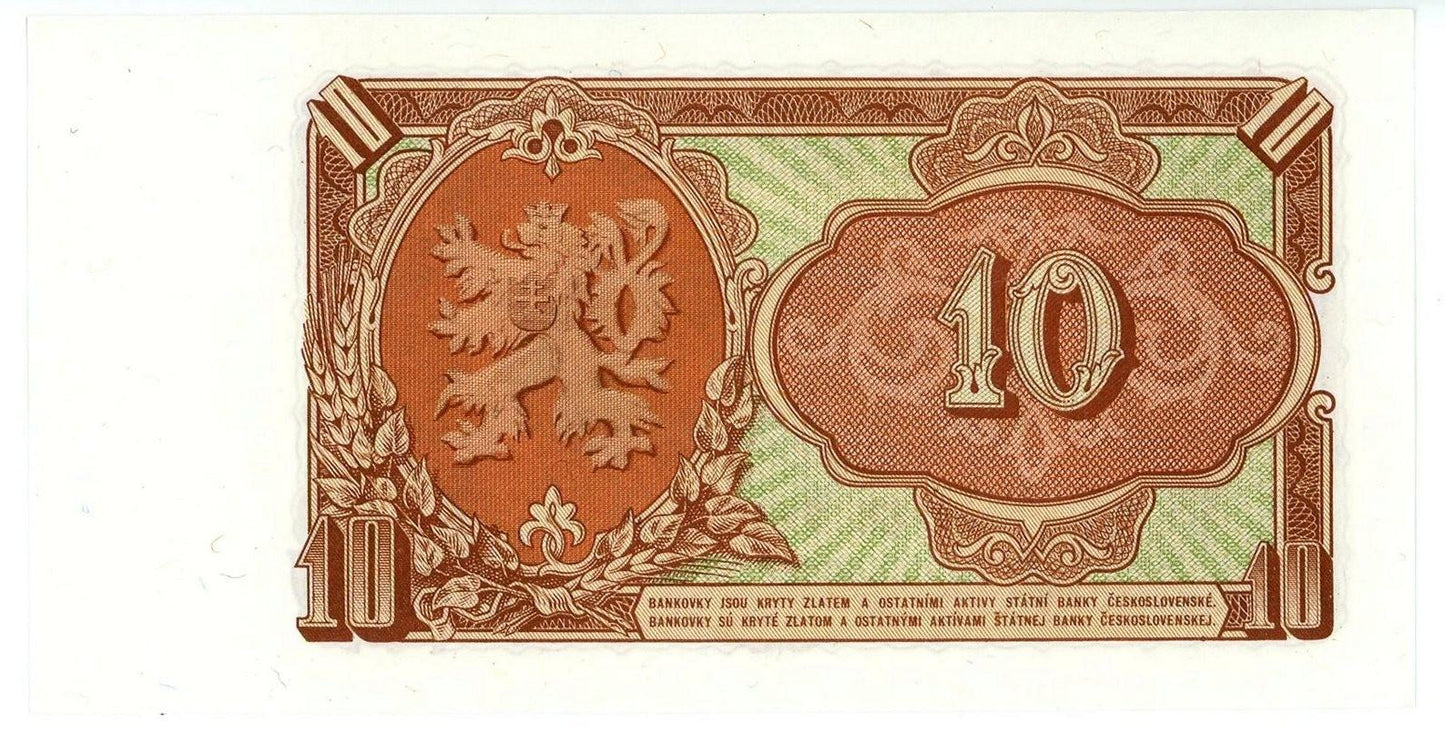 1953 10 Kčš séria CN UNC