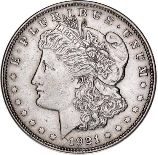 1921 Strieborná veľká minca Morgen dollar