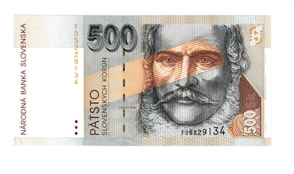 1993 500 korún slovenských séria F