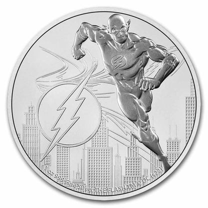 2022 2 Dollars Niue BU 1 Oz Ag The Flash