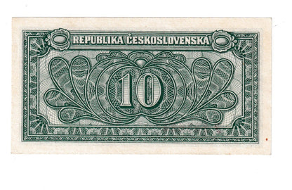 1950 10 Kčš séria F stav Au
