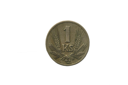 1945 1 Koruna Slovenský Štát, Krásny stav.