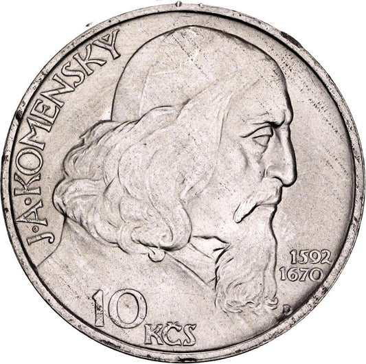 1957 10 Kčs -Komenský