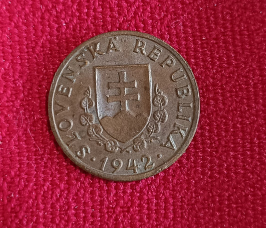 1942 20 Halierov CuZN Slovenský Štát UNC