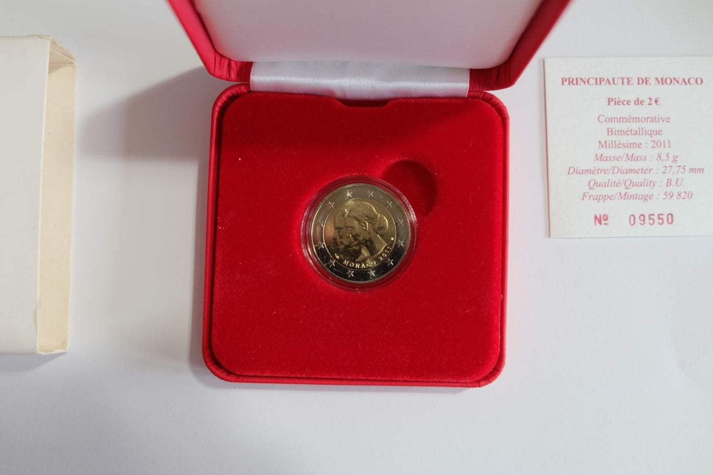 2011 Monako 2 euro svatba princa Alberta a Charlene