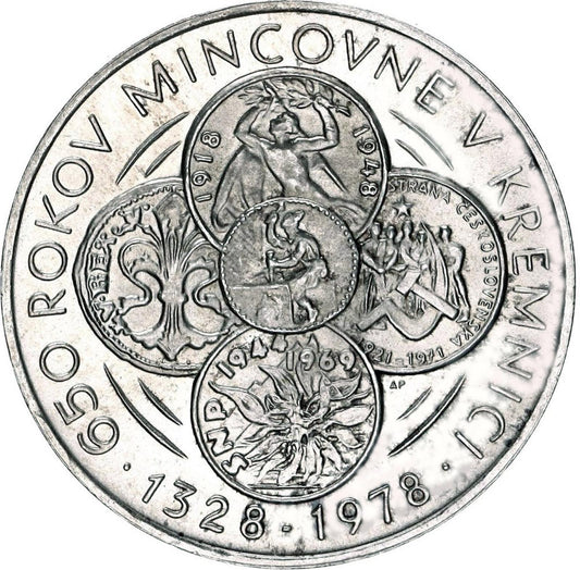1978 / 50 kčs 650. výročie Mincovne v Kremnici