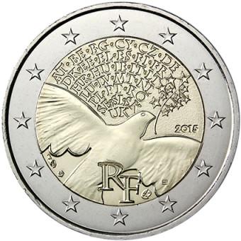 2015 2 Euro Francúzsko - Mier v Európe