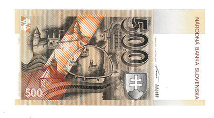 1993 500 korún slovenských séria F