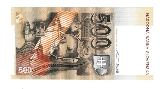 1993 500 korún slovenských séria F
