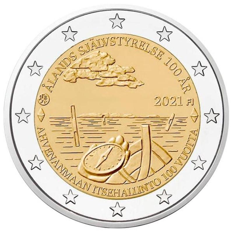 2021 Fínsko 2 eurá Alandské ostrovy