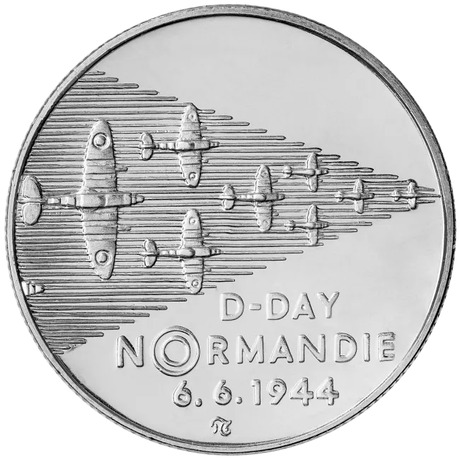 1994 Pamätná strieborná minca. Vylodenie spojencov v Normandii 50. výročie 200 kč