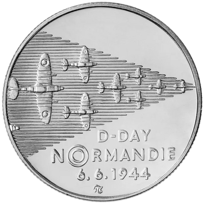 1994 Pamätná strieborná minca. Vylodenie spojencov v Normandii 50. výročie 200 kč