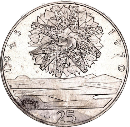 1970 / 25 Kčs - 25. výročie oslobodenia Československa